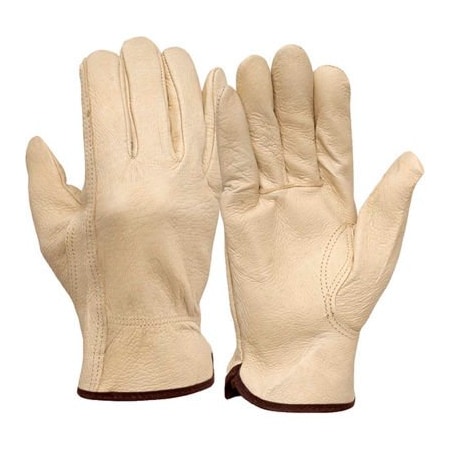 Pyramex Pigskin Leather Driver's Gloves with Keystone Thumb, Size Large - Pkg Qty 12 GL4001KL